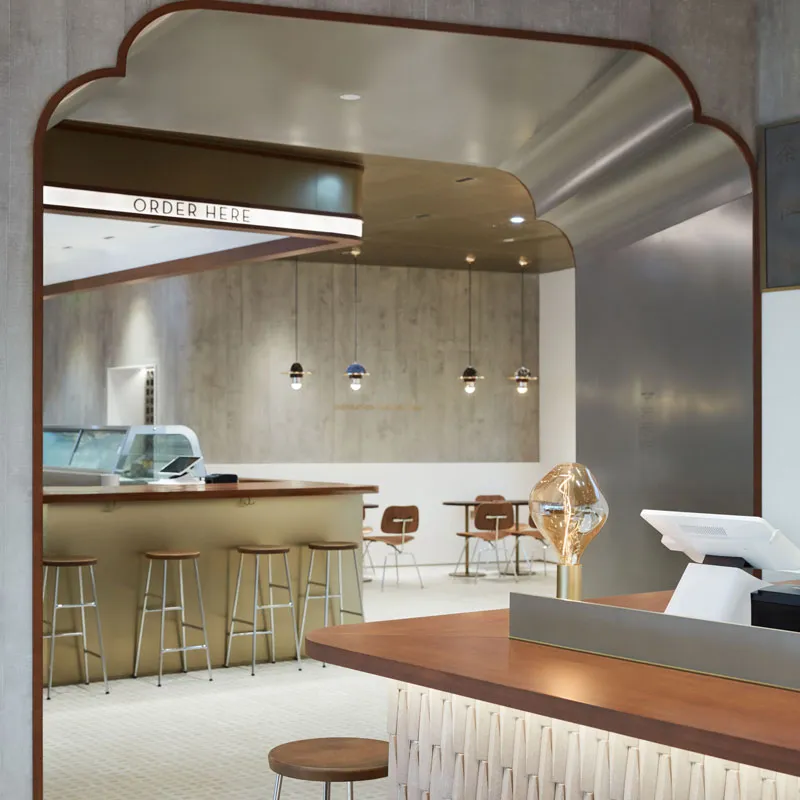 lansen decorative panel for heytea lab china