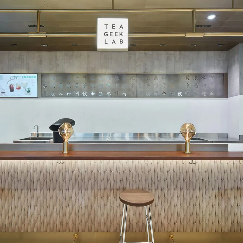 lansen decorative panel for heytea lab working