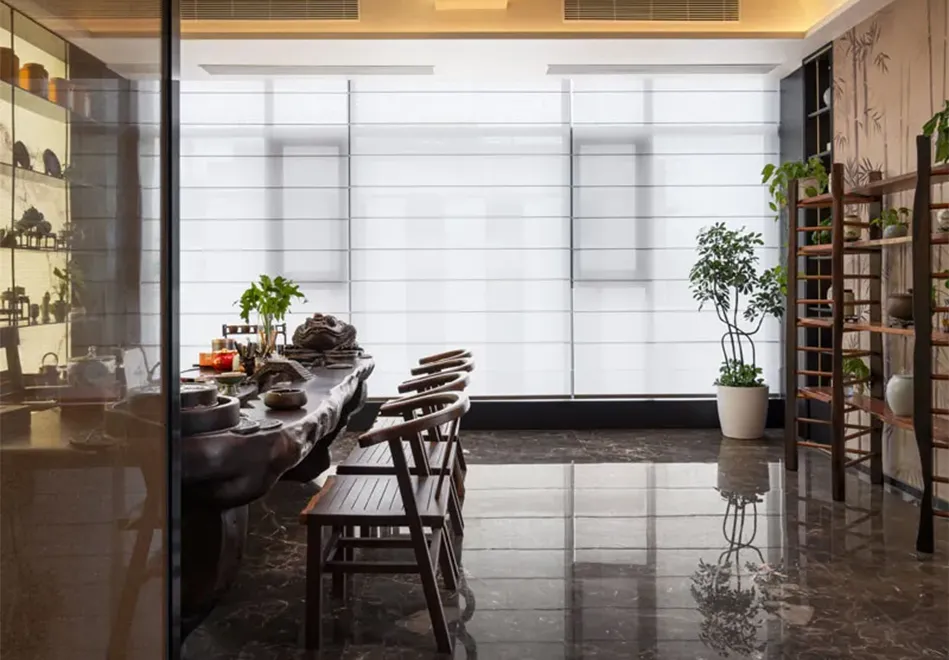LANSEN Decorative Panel for Office Case – Moxun Technology Reception Club